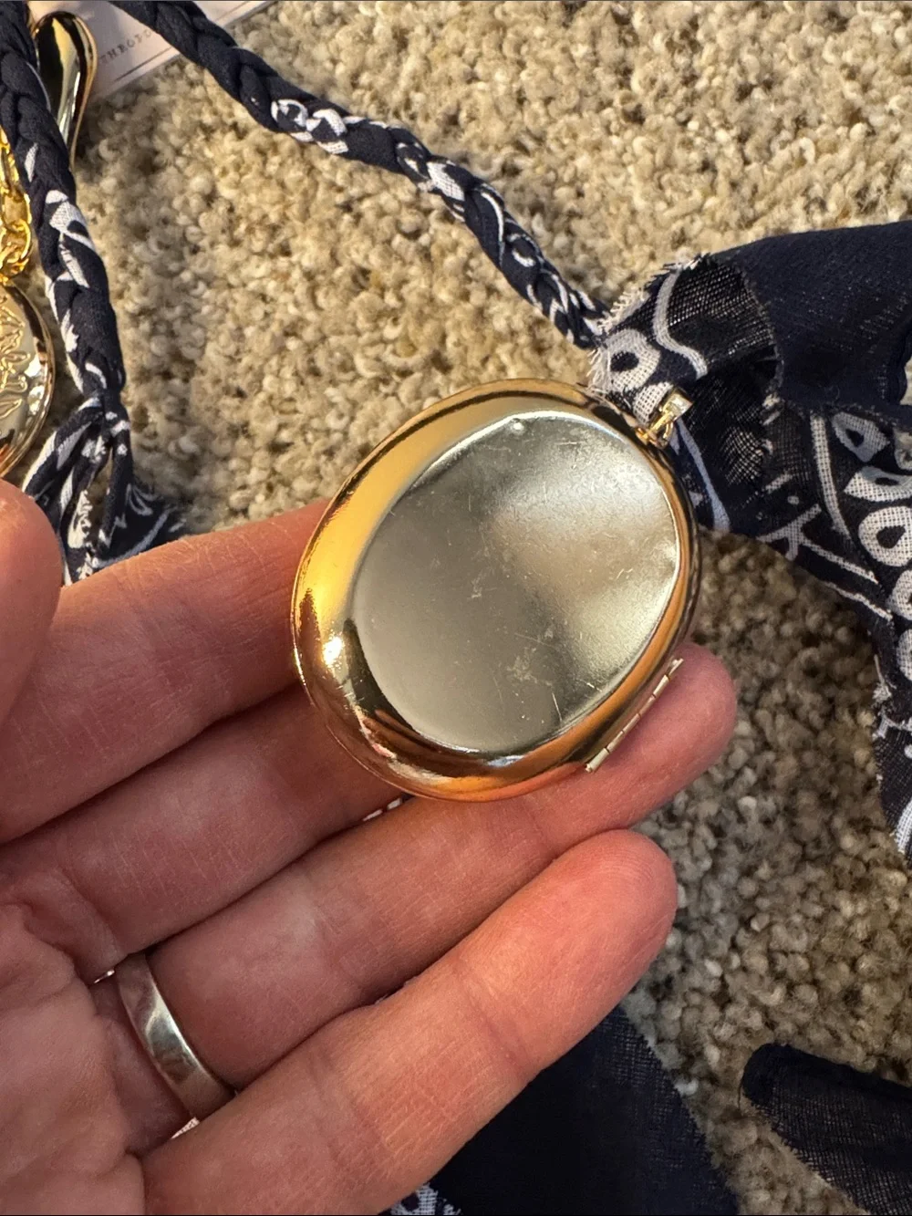 Anthropologie lightweight gold